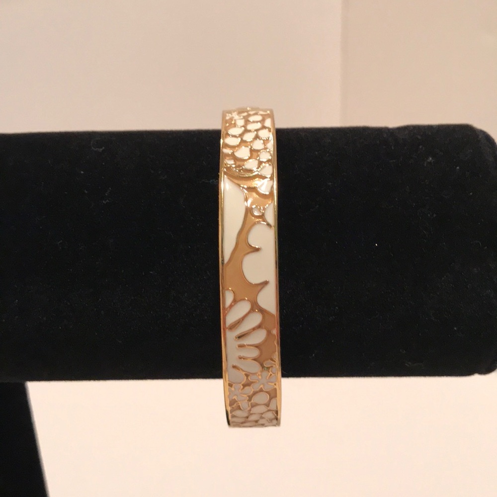 J. Crew yellow, gold, and cream color Bracelet